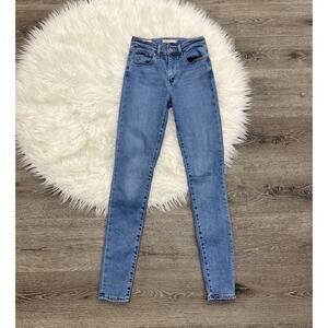 Levi’s‎ Premium 721 High Rise Skinny Denim-Beach Break Medium Wash Size 25 ($99)
